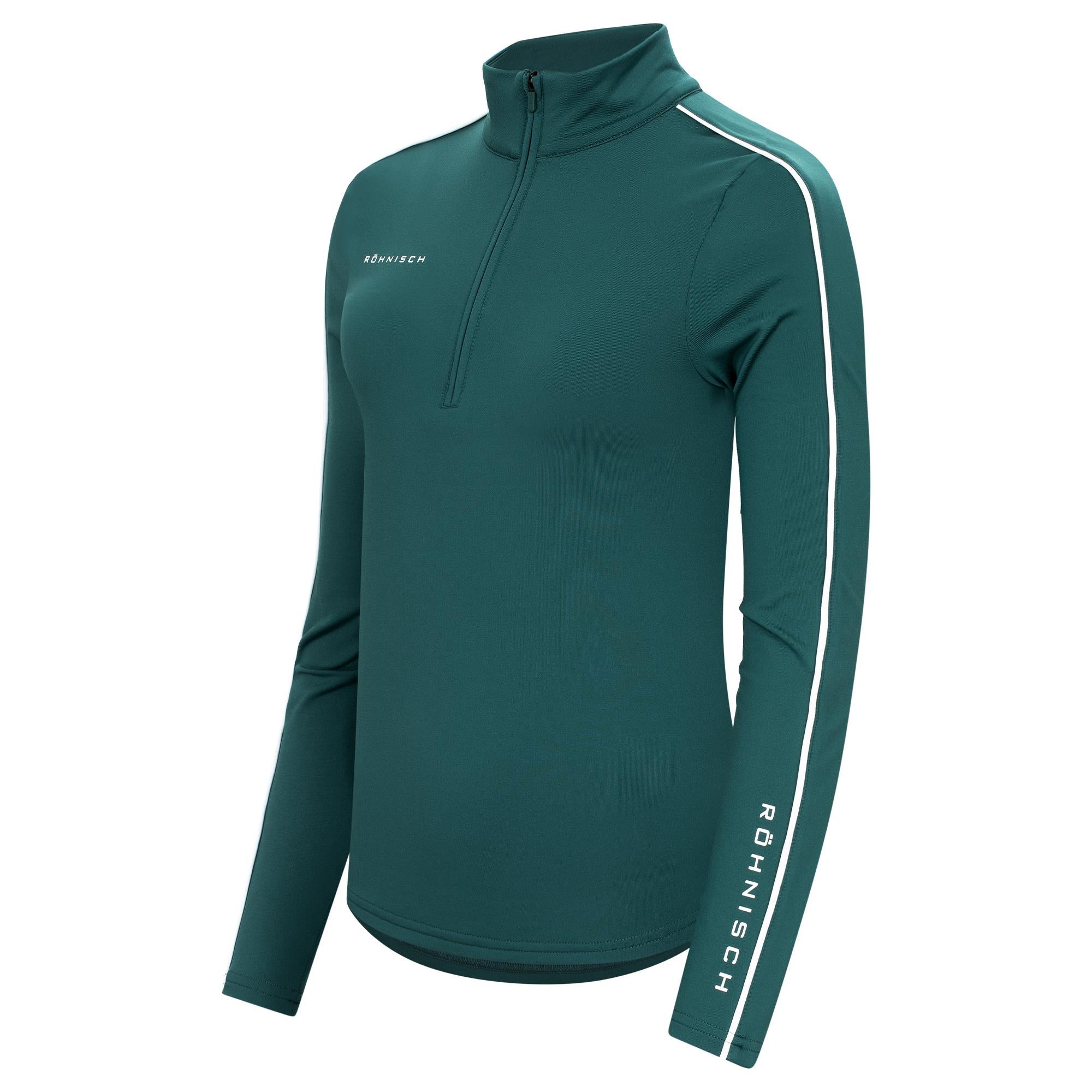 Rohnisch Amie Brushed Ladies Golf Mid Layer Augusta Green